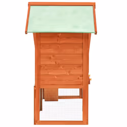 vidaXL Solid Firwood Rabbit Hutch Wooden Garden Pet Carrier Habitat Cage House - Additional view 5