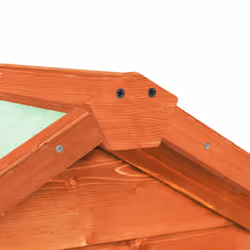 vidaXL Solid Firwood Rabbit Hutch Wooden Garden Pet Carrier Habitat Cage House - Additional view 7