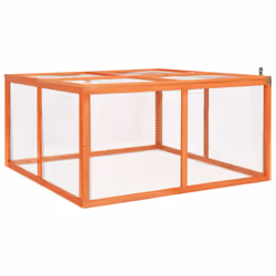vidaXL Solid Firwood Rabbit Hutch Outdoor Garden Small Animal Habitat Pet Cage - Additional view 3