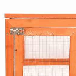 vidaXL Solid Firwood Rabbit Hutch Outdoor Garden Small Animal Habitat Pet Cage - Additional view 4