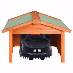 vidaXL Solid Firwood Robotic Lawn Mower Garage Garden Outdoor Mower House