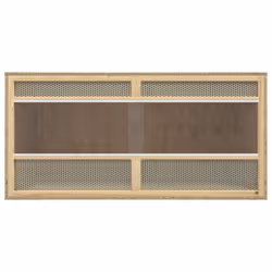 vidaXL Terrarium Engineered Wood Reptile Feeding Box Reptile Habitat Terrarium - Additional view 3