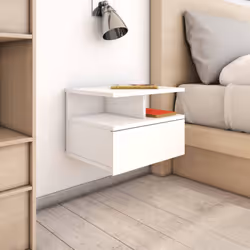 VidaXL 800406 nightstand/bedside table White - Additional view 2