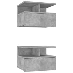 VidaXL 800414 nightstand/bedside table Concrete colour