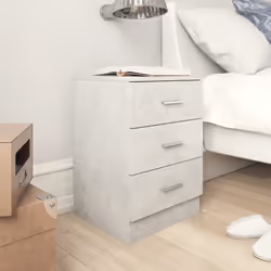 VidaXL 800458 nightstand/bedside table Concrete colour