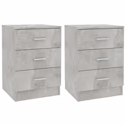 VidaXL 800459, Concrete colour, Wood, 380 mm, 350 mm, 560 mm, 2 pc(s)