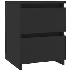 VidaXL 800515 nightstand/bedside table Black
