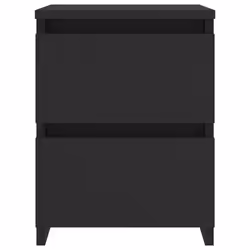 VidaXL 800515 nightstand/bedside table Black - Additional view 4