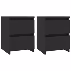 VidaXL 800516, Black, Wood, 300 mm, 300 mm, 400 mm, 2 pc(s)