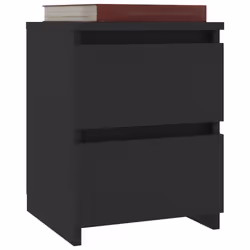 VidaXL 800516 nightstand/bedside table Black