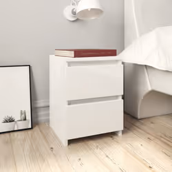 VidaXL 800525 nightstand/bedside table White
