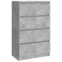 vidaXL Sideboard Concrete Grey Engineered Wood Storage Side Cabinet Furniture