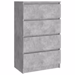 vidaXL Sideboard Concrete Grey Engineered Wood Storage Side Cabinet Furniture - Additional view 2