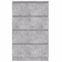 vidaXL Sideboard Concrete Grey Engineered Wood Storage Side Cabinet Furniture - Additional view 6