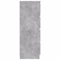 vidaXL Sideboard Concrete Grey Engineered Wood Storage Side Cabinet Furniture - Additional view 8