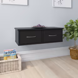 VidaXL 800586 shelve Wood Black