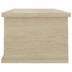vidaXL Wall-mounted Drawer Shelf Engineered Wood Sonoma Oak Floating Shelf - Additional view 4