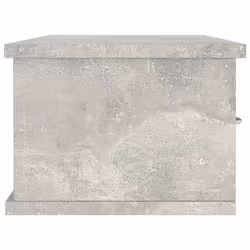 vidaXL Wall-mounted Drawer Shelf Engineered Wood Concrete Grey Cabinet Shelf - Additional view 5