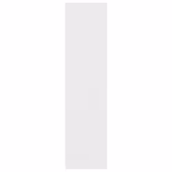vidaXL Wardrobe Engineered Wood White Clothing Cabinets Shelf Hanger Storage - Additional view 5