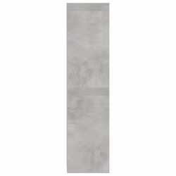 vidaXL Wardrobe Engineered Wood Concrete Grey Clothing Cabinet Shelf Storage
