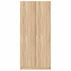 vidaXL Wardrobe Sonoma Oak Engineered Wood Clothing Hanger Storage Organiser - Additional view 5
