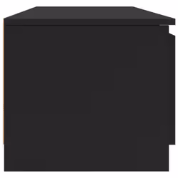 vidaXL TV Cabinet Engineered Wood Black TV Unit Sideboard Stand Furniture - Additional view 5