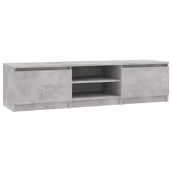 vidaXL TV Cabinet Engineered Wood Concrete Grey TV Unit Media Centre Sideboard - Additional view 2