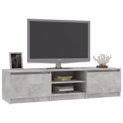 vidaXL TV Cabinet Engineered Wood Concrete Grey TV Unit Media Centre Sideboard - Additional view 3