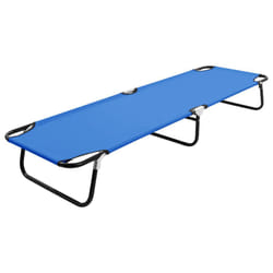 VidaXL 47754 outdoor chair Lounge Padded seat Fabric, Polyester Blue