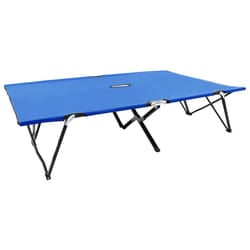 VidaXL 47759 outdoor chair Lounge Padded seat Fabric, Polyester Blue
