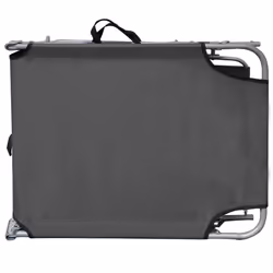 VidaXL 47772 outdoor chair Lounge Padded seat Aluminium, Polyester Grey - Additional view 4