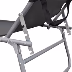 VidaXL 47772 outdoor chair Lounge Padded seat Aluminium, Polyester Grey - Additional view 5