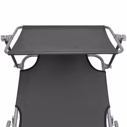 VidaXL 47772 outdoor chair Lounge Padded seat Aluminium, Polyester Grey - Additional view 6