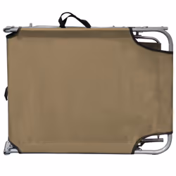 VidaXL 47773 outdoor chair Lounge Padded seat Aluminium, Polyester Taupe - Additional view 4