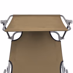 VidaXL 47773 outdoor chair Lounge Padded seat Aluminium, Polyester Taupe - Additional view 6