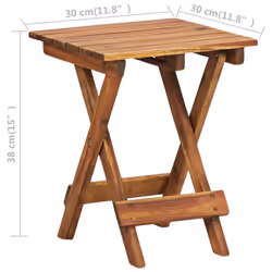 vidaXL Solid Acacia Wood Plant Stand Garden Outdoor Pot Holder Flower Stool