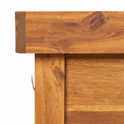 vidaXL Solid Acacia Wood Garden Work Bench with Zinc Top Outdoor Potting Table - Additional view 4