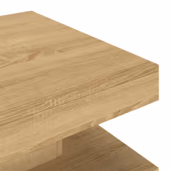 vidaXL Coffee Table MDF and Iron Centre Accent Table Furniture Multi Colours - light brown - Additional view 4
