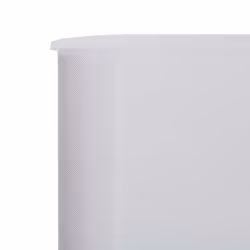 vidaXL 3-panel Wind Screen Fabric 80cm Sand White Camping Windbreak Sun Screen - Additional view 3