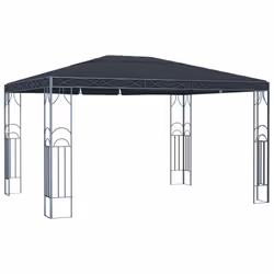 vidaXL Gazebo 400x300cm Anthracite Party Tent Canopy Marquee Pavilion Shelter