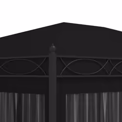 vidaXL Gazebo with Mesh Screens 3x4m Anthracite Steel Garden Party Tent Canopy - Additional view 6