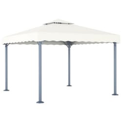 vidaXL Gazebo 300x300cm Cream Aluminium Tent Canopy Marquee Pavilion Shelter