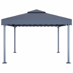 vidaXL Gazebo 400x300cm Anthracite Aluminium Tent Canopy Marquee Pavilion