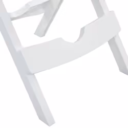 vidaXL Folding Garden Table 45.5cm White Outdoor Terrace Patio Stand Furniture - Additional view 5