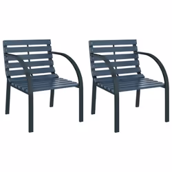 VidaXL 47938, Terrace, Steel, Wood, Grey, 110 kg, 610 mm, 560 mm