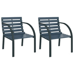 VidaXL 47938 outdoor chair Terrace Steel, Wood Grey