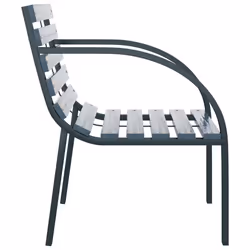 VidaXL 47938 outdoor chair Terrace Steel, Wood Grey - Additional view 5