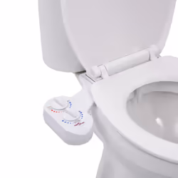 vidaXL Bidet Toilet Seat Attachment Hot Cold Water Single Nozzle Accessories