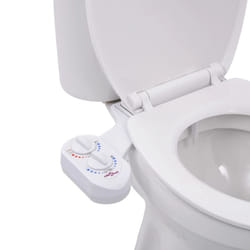 vidaXL Bidet Toilet Seat Attachment Hot Cold Water Single Nozzle Accessories