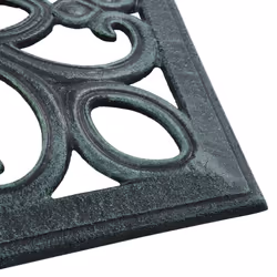 vidaXL Umbrella Base Patio Parasol Base Umbrella Holder Green 12 kg Cast Iron - Additional view 6
